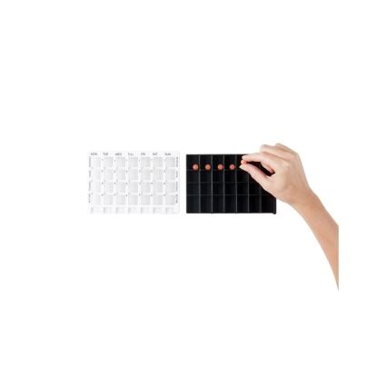 Vitility - Heti gyógyszeradagoló fehér/fekete