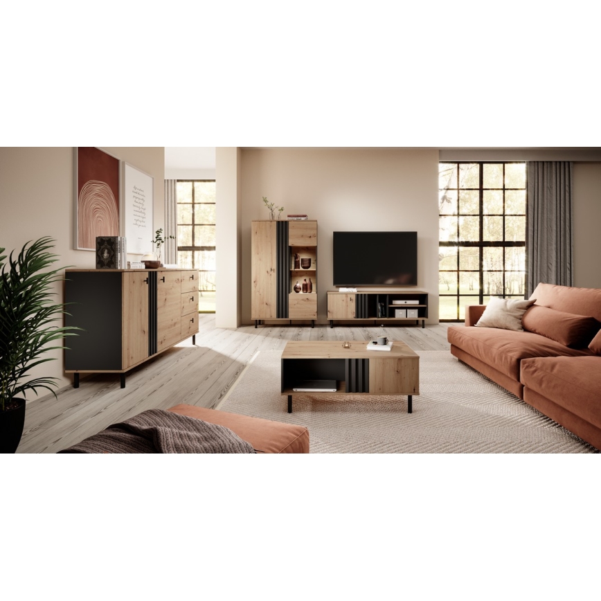 Vitrin BADIA tölgy/antracit