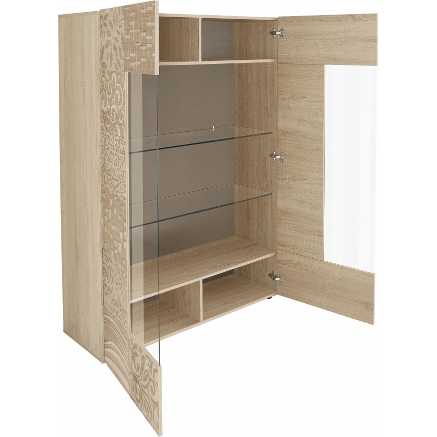 Vitrineszekrény ARIA sonoma tölgy