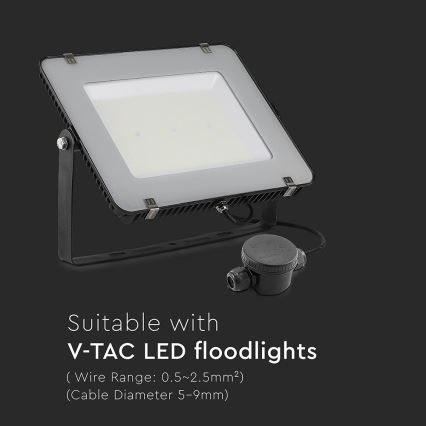 Vízálló csatlakozó IP66 fekete