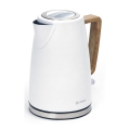 Vízforraló 1,7 l 2400W/230V rozsdamentes acél/fehér