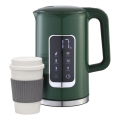Vízforraló LCD kijelzővel 1,7 l 2200W/230V zöld + travel csésze 450 ml