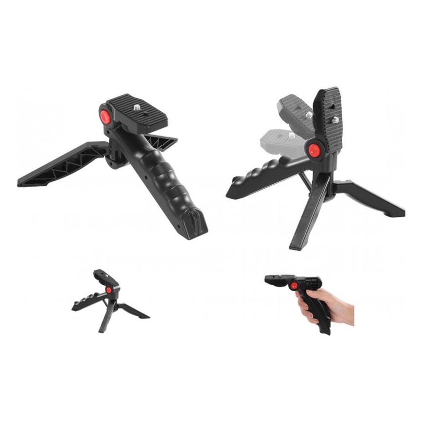 Vlogging készlet 4in1 - mikrofon, LED lámpa, tripod, telefontartó