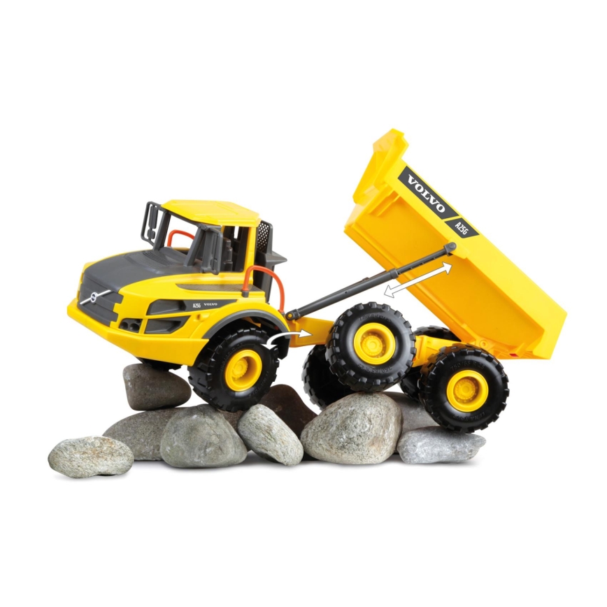 Volvo WORXX 55 cm-es sárga teherautó