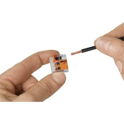 WAGO 221-413 - Csatlakozó terminál COMPACT 3x4 450V narancssárga