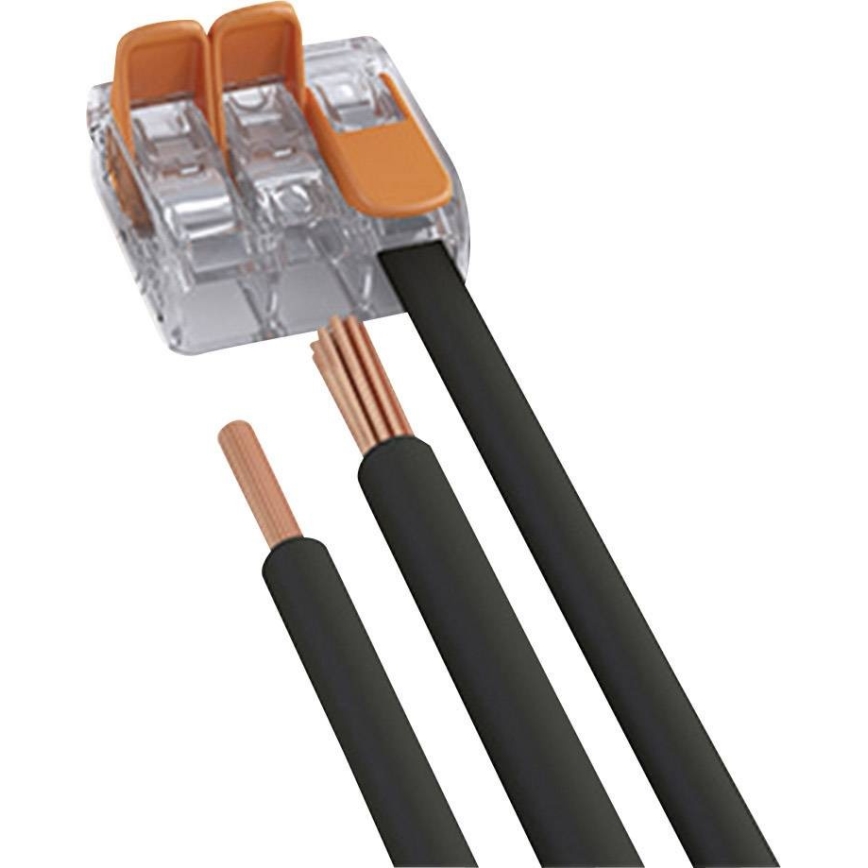WAGO 221-413 - Csatlakozó terminál COMPACT 3x4 450V narancssárga