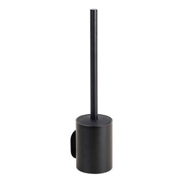 WC-kefe 8x35,5 cm rozsdamentes acél/fekete