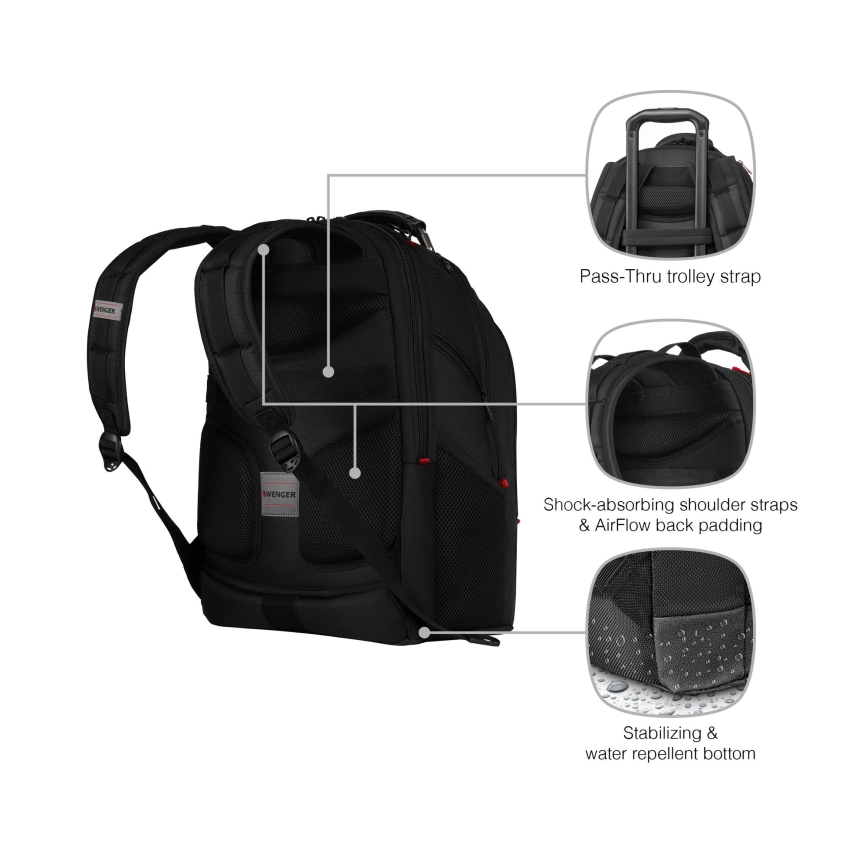 Wenger - 26 l 17 laptop hátizsák 10 táblagép zsebbel Ibex Ballistic Deluxe
