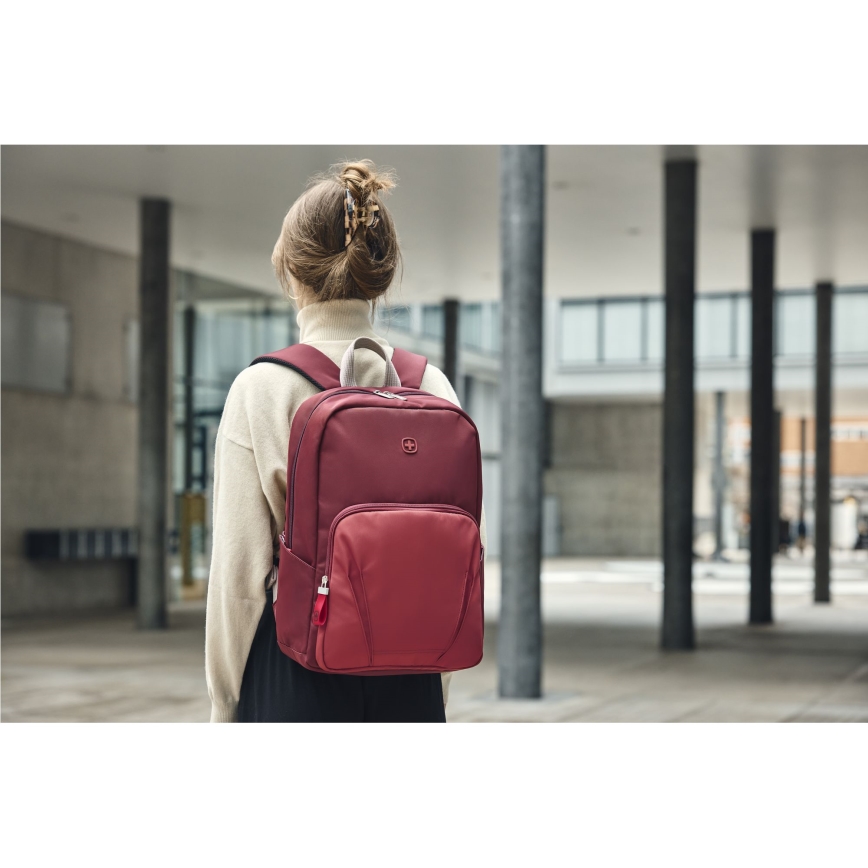 Wenger - Hátizsák laptophoz 20 l 15,6 tablettartó zsebbel 10 Motion piros