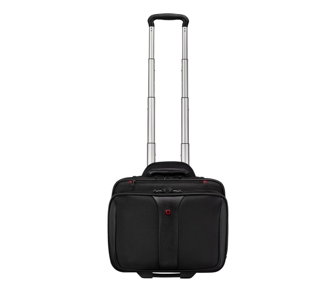 Wenger Patriot 25 l gurulós bőrönd 17" + 15,6" laptop táska fekete WRT_600662