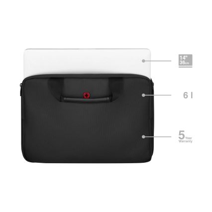 Wenger - Táska laptophoz 6 l 14 Guyde fekete