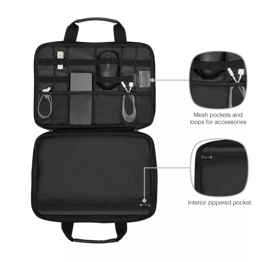 Wenger - Táska laptophoz 6 l 14 Guyde fekete