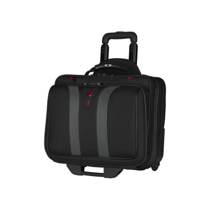 Wenger - Utazóbőrönd kerekeken 29 l + Laptop tartó 15,6 Granada fekete