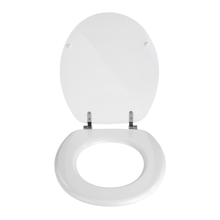 WENKO 154008100-WC ülőke VALENCIA 43x36 cm fehér/ezüst
