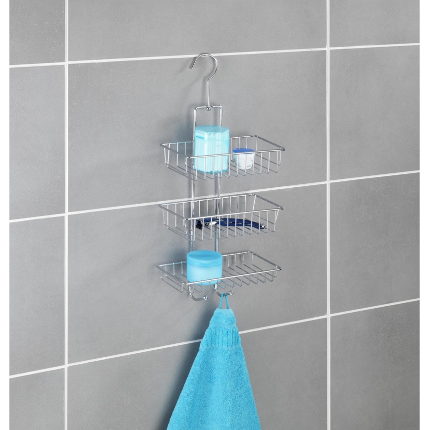 WENKO 15888100 - NIVALA polc 22x50 cm, fényes króm