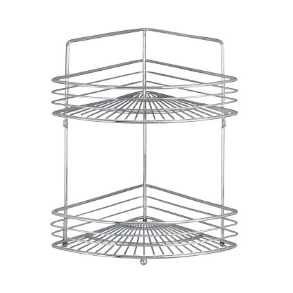 WENKO 16821100 - MILANO sarokpolc 31,5x37 cm, fényes króm