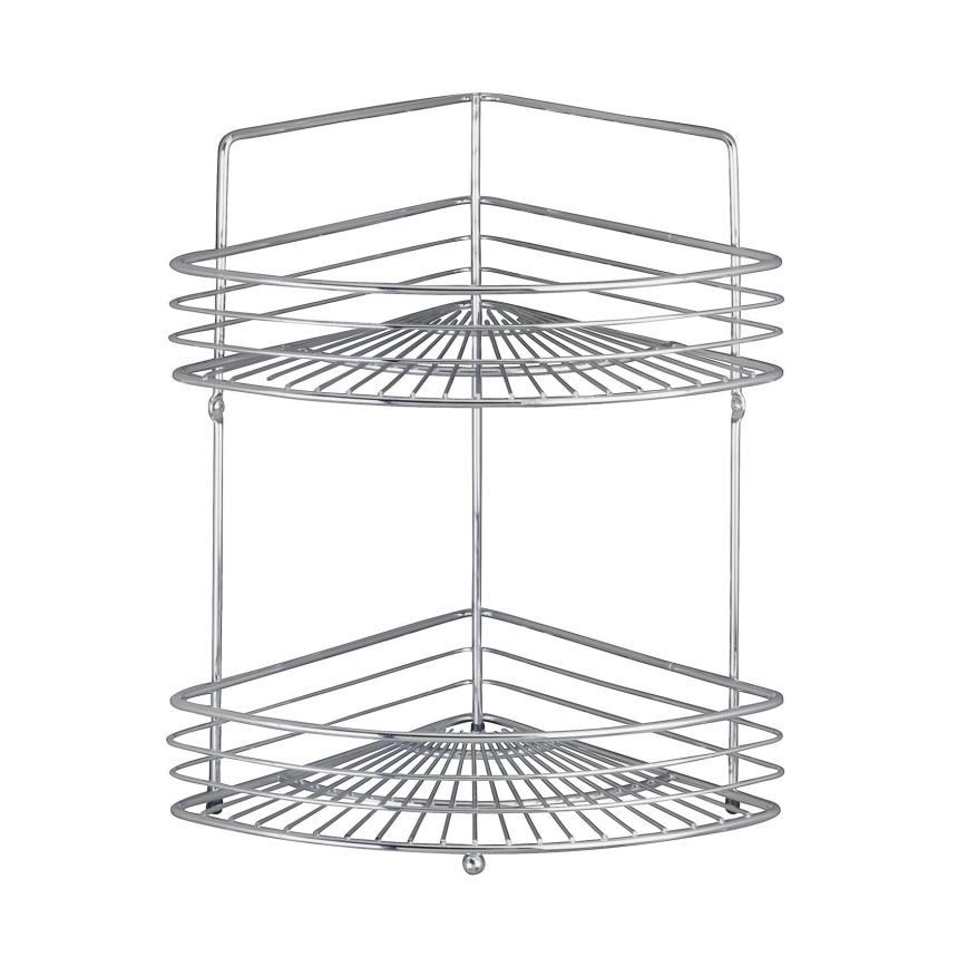 WENKO 16821100 - MILANO sarokpolc 31,5x37 cm, fényes króm
