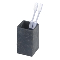 WENKO 17920100 - SLATE ROCK fogmosó pohár 6,4x10,5 cm antracit