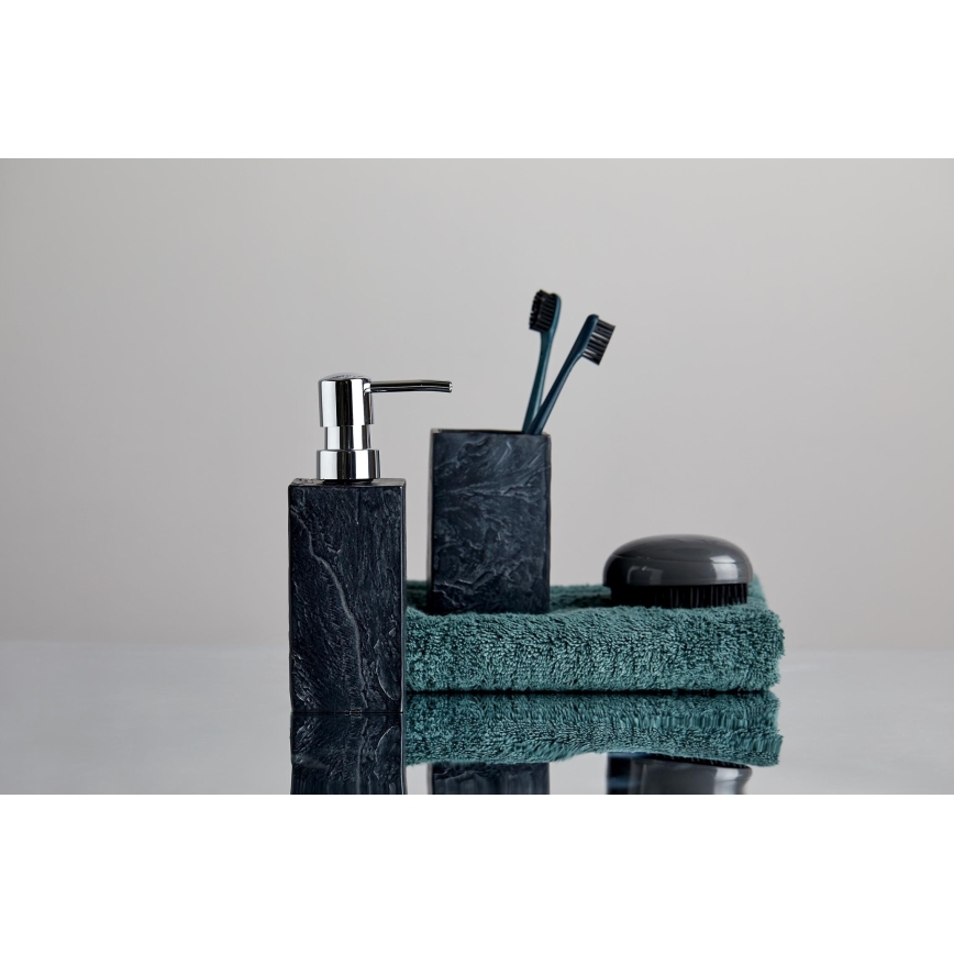 WENKO 17920100 - SLATE ROCK fogmosó pohár 6,4x10,5 cm antracit