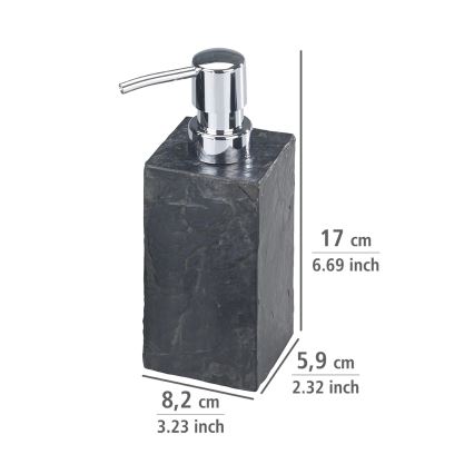 WENKO 17921100 - Szappanadagoló SLATE ROCK 250 ml antracit