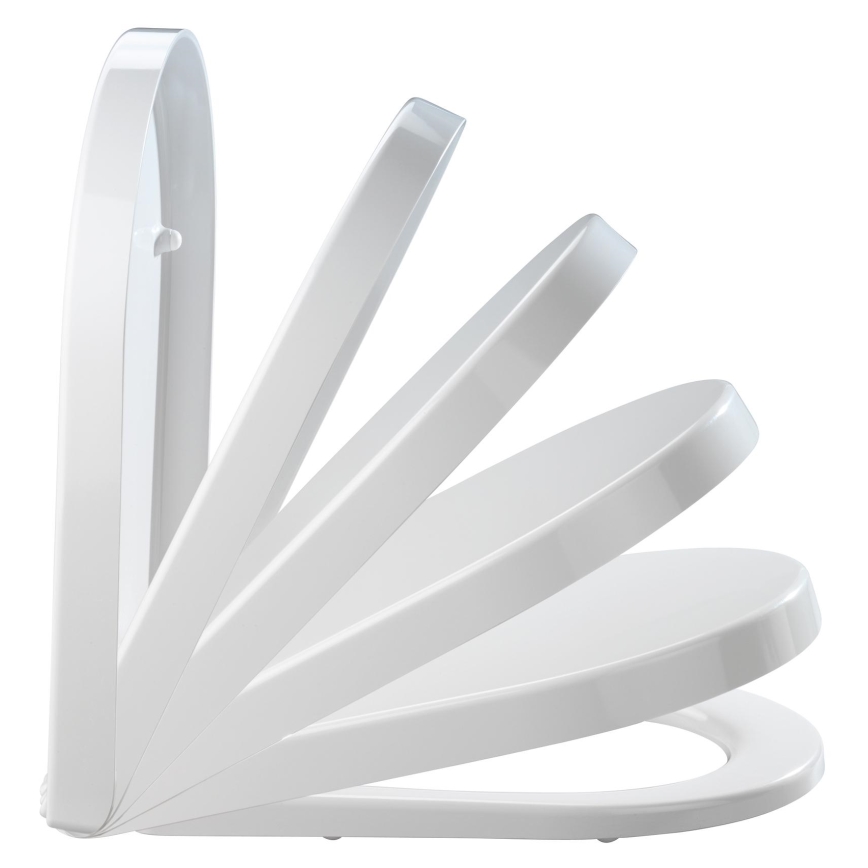 WENKO 18396100-WC ülőke PALMA 46,5x35,7 cm fehér/ezüst