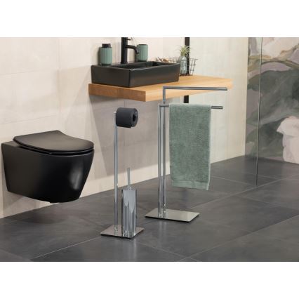 WENKO 18562100 - WC-kefe RECCO 20x71,5 cm fényes króm