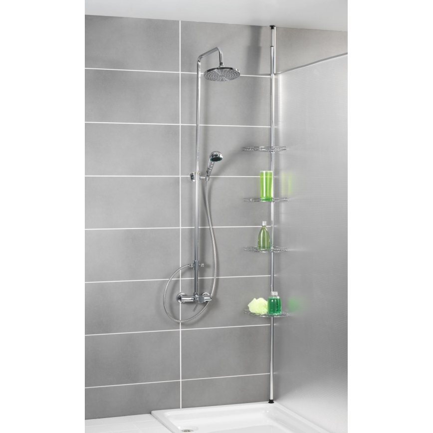 WENKO 18596100-Sarokelem PREA 28x200 cm rozsdamentes acél/fényes króm