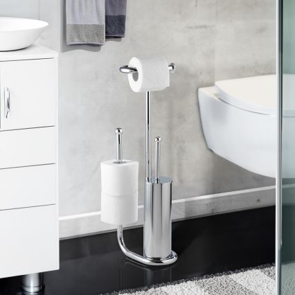WENKO 18730100 - UNIVERSALO WC-kefe, 20 x 62,5 cm, fényes króm