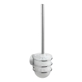 WENKO 18768100-WC TURBO-LOC kerek acél WC-szett 10x37,5 cm fényes króm/fehér