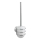 WENKO 18768100-WC TURBO-LOC kerek acél WC-szett 10x37,5 cm fényes króm/fehér