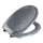 WENKO 18902100-WC WC ülőke OTTANA 44,5x37,5 cm gránit/szürke/ezüst