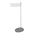 WENKO 19493100 - PEBBLE STONE törölközőtartó 38x84 cm fényes króm/szürke