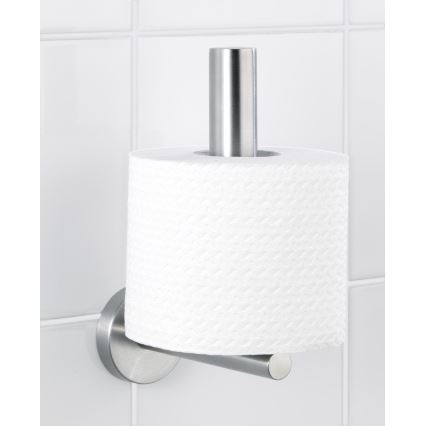 WENKO 19613100 - WC-papír tartó BOSIO MATT 8x18 cm rozsdamentes acél/ezüst