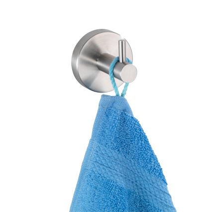 WENKO 19621100 - BOSIO MATT kampó 5,5x5,5 cm rozsdamentes acél/ezüst