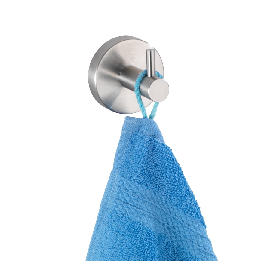 WENKO 19621100 - BOSIO MATT kampó 5,5x5,5 cm rozsdamentes acél/ezüst