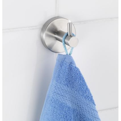 WENKO 19621100 - BOSIO MATT kampó 5,5x5,5 cm rozsdamentes acél/ezüst