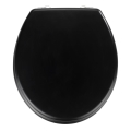 WENKO 20077100-WC WC-ülőke PRIMA 37x41 cm fekete/ezüst