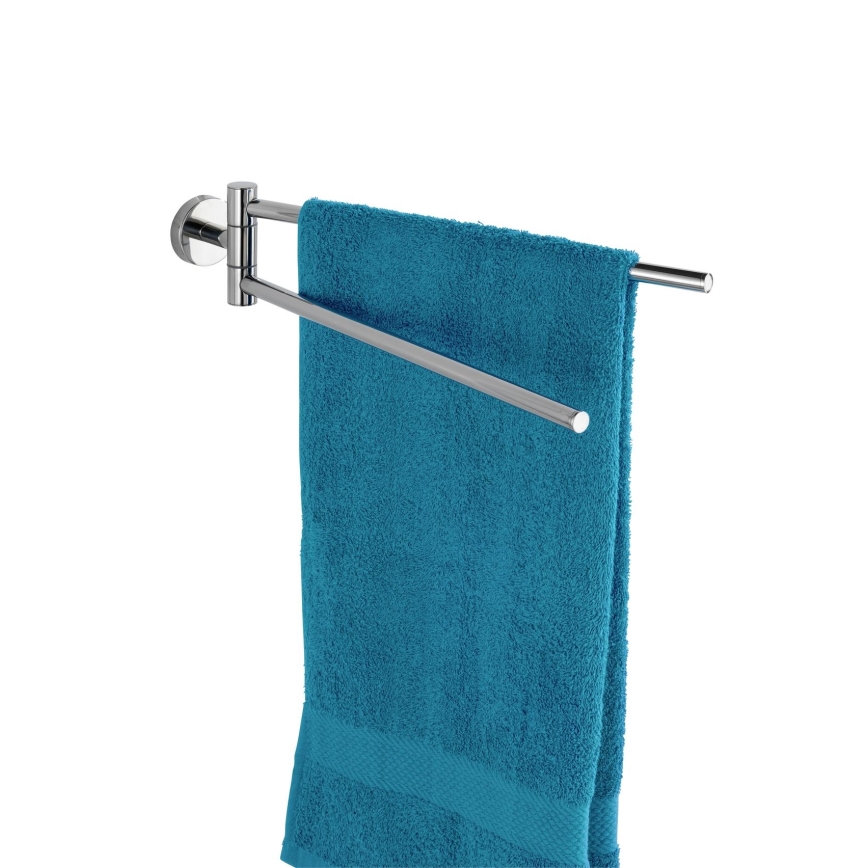 WENKO 20213100 - BOSIO SHINE törölközőtartó 43x9 cm, rozsdamentes acél/ezüst