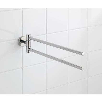 WENKO 20213100 - BOSIO SHINE törölközőtartó 43x9 cm, rozsdamentes acél/ezüst