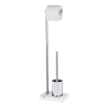 WENKO 20486100 - WC-kefe NOBLE 20x74 cm króm/fehér
