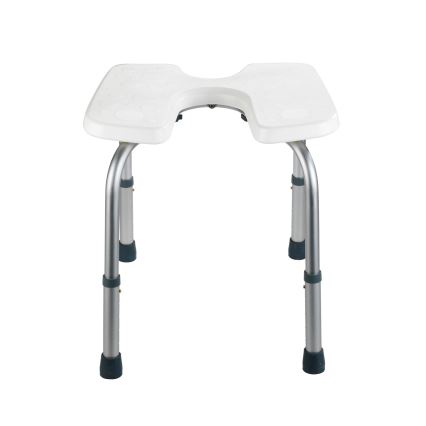 WENKO 206051100-Zsámoly SECURA 46x53,5 cm fehér/ezüst