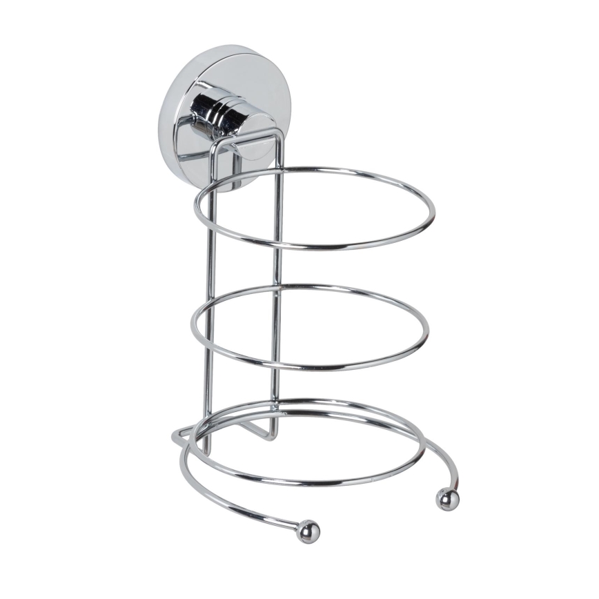 WENKO 20896100 – Hajszárítótartó VACUUM-LOC MILAZZO 12 x 17 cm, fényes króm