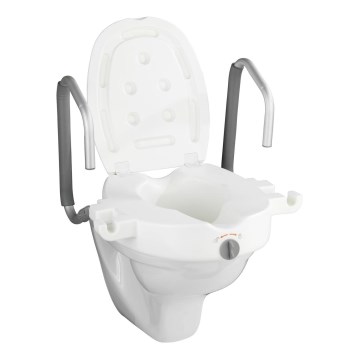 WENKO 20924100-WC-ülőke SECURA 55x47,5 cm fehér/ezüst