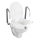 WENKO 20924100-WC-ülőke SECURA 55x47,5 cm fehér/ezüst