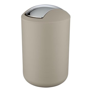 WENKO 21222100 - BRASIL kosár 19,5x31 cm bézs/fényes króm