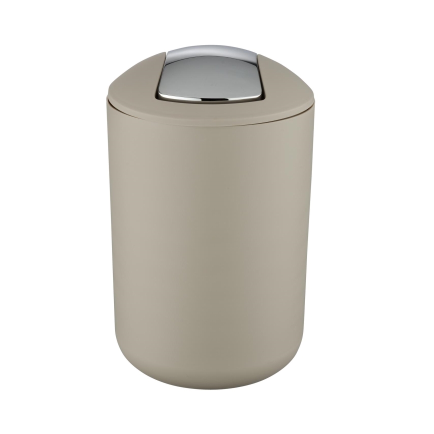 WENKO 21222100 - BRASIL kosár 19,5x31 cm bézs/fényes króm