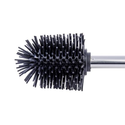 WENKO 21799100 - WC-kefe 7,5x35 cm rozsdamentes acél/ezüst/fekete