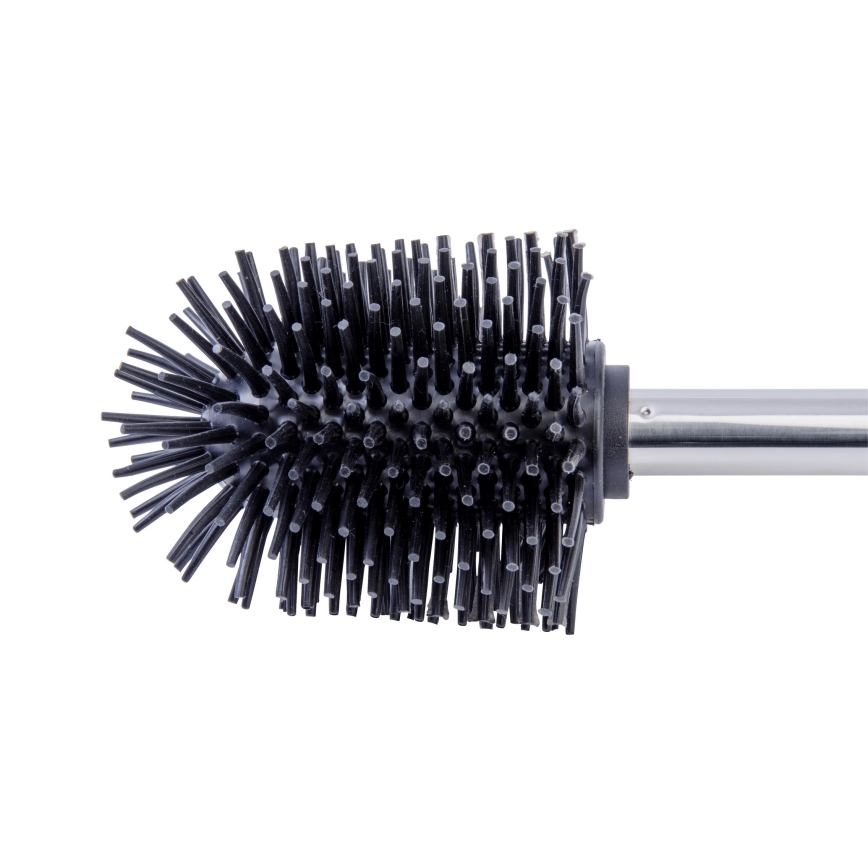 WENKO 21799100 - WC-kefe 7,5x35 cm rozsdamentes acél/ezüst/fekete