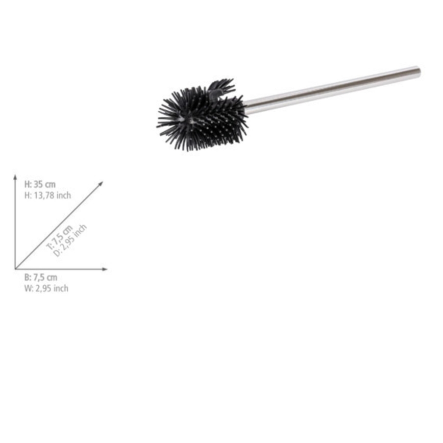 WENKO 21800100 - Pótkefe 7,5x35 cm rozsdamentes acél/ezüst/fekete
