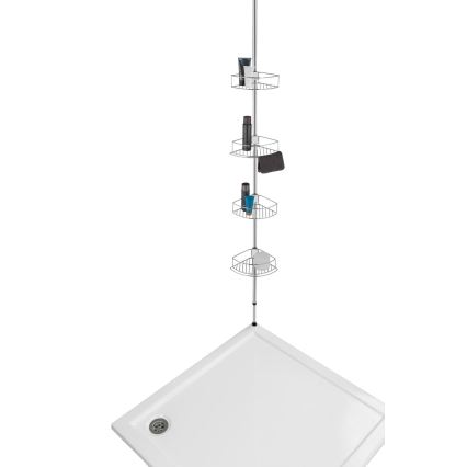 WENKO 21803100-DOLCEDO sarokpolc 31x275 cm rozsdamentes/fényes. króm